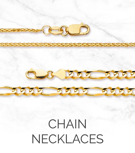 Shop our Chain Necklaces Collection at My Jewelry Plaza
