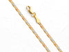 Solid 14K Gold Valentino Bracelet • Real Gold Chain Bracelet • Tri Color Valentino Bracelet • Tri Gold Pendant Bracelet •