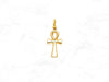 Ankh Cross Pendant in 14K Gold