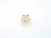 10K Gold Heart Initial Ring • A-Z • Alphabet Ring • Real Gold Letter Ring • Yellow Gold Statement Ring with Any Letter •