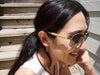 14K Gold Dainty Flower Chain Earrings