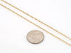 10K Gold Rope Chain • 2.5 mm width • Real Yellow Gold Layering Necklace • Hollow Gold Diamond-Cut Chain Necklace • Light Pendant Rope Chain