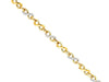 Infinity Link Bracelet in 14K Two Tone Gold